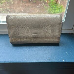 Elegant Metallic Clutch